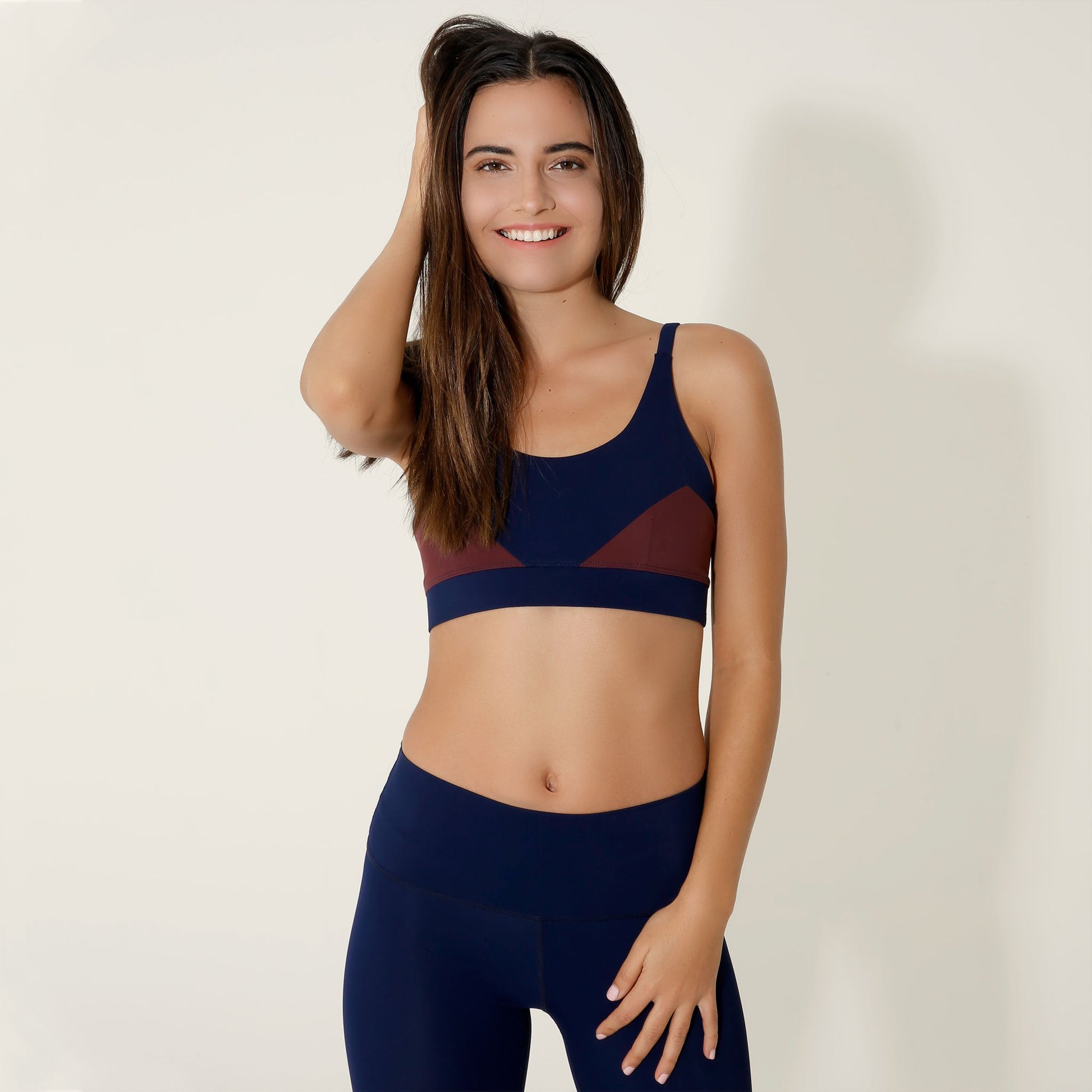 Sports Bra, Blocked Dart Bra